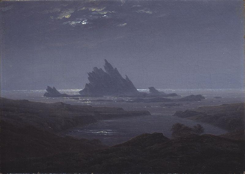 Caspar David Friedrich ReefsbytheSeashore